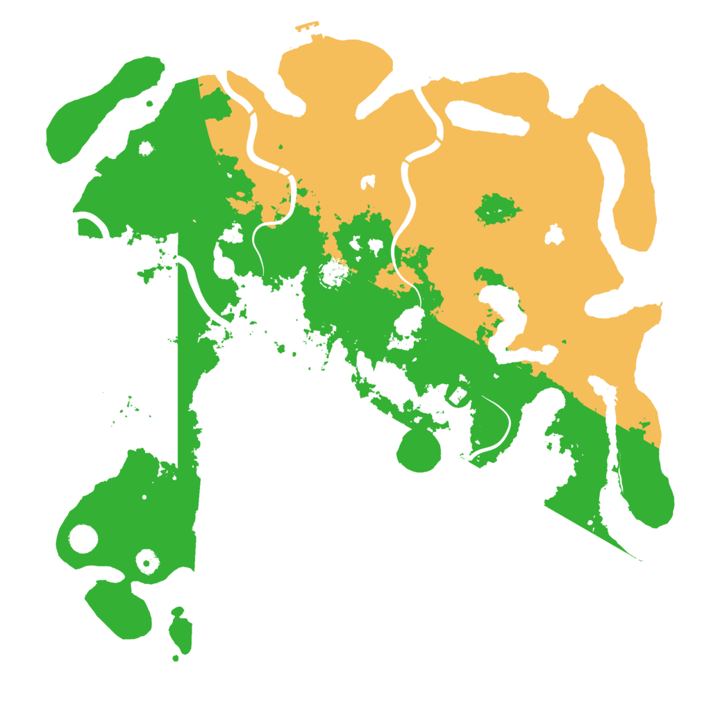 Biome Rust Map: Procedural Map, Size: 4500, Seed: 1446287397
