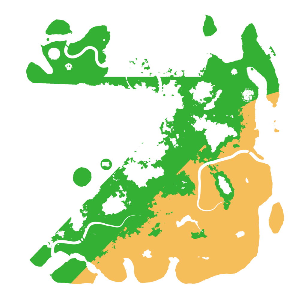 Biome Rust Map: Procedural Map, Size: 4500, Seed: 67212405