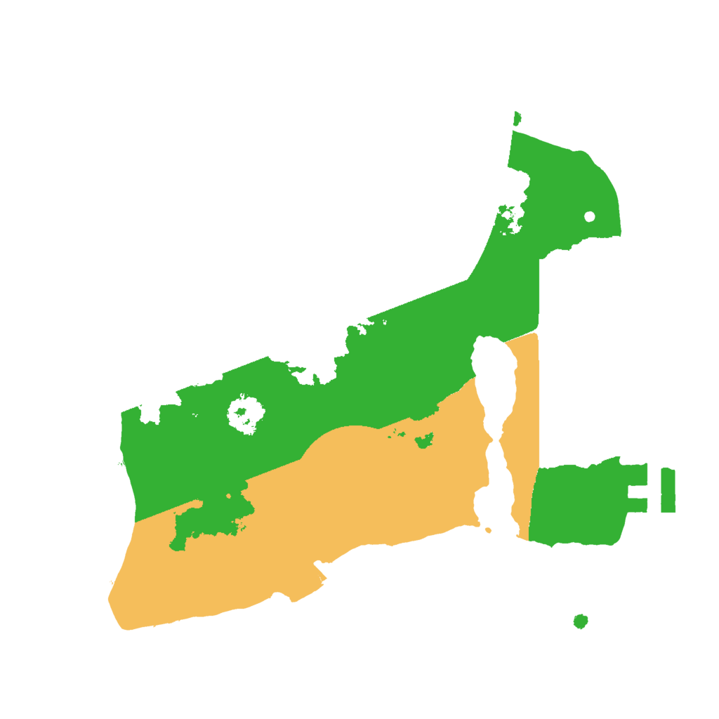 Biome Rust Map: Procedural Map, Size: 2000, Seed: 20983759