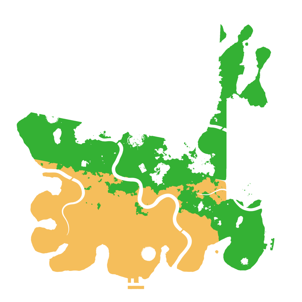 Biome Rust Map: Procedural Map, Size: 3750, Seed: 1305989329