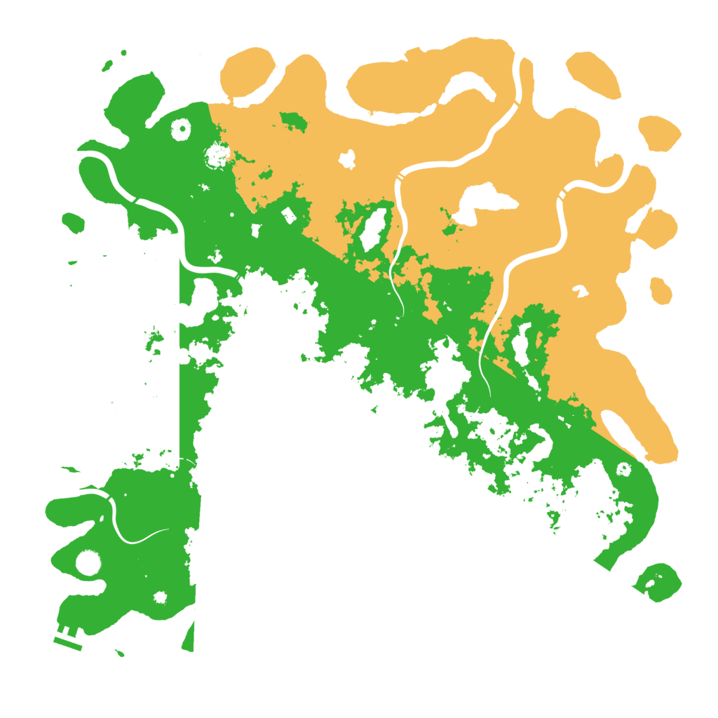 Biome Rust Map: Procedural Map, Size: 5000, Seed: 86329283