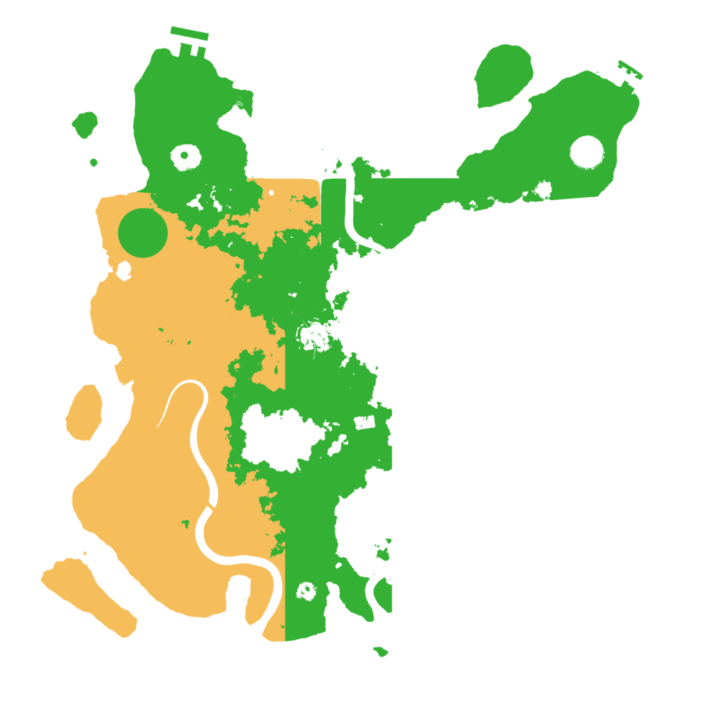 Biome Rust Map: Procedural Map, Size: 3800, Seed: 463812032