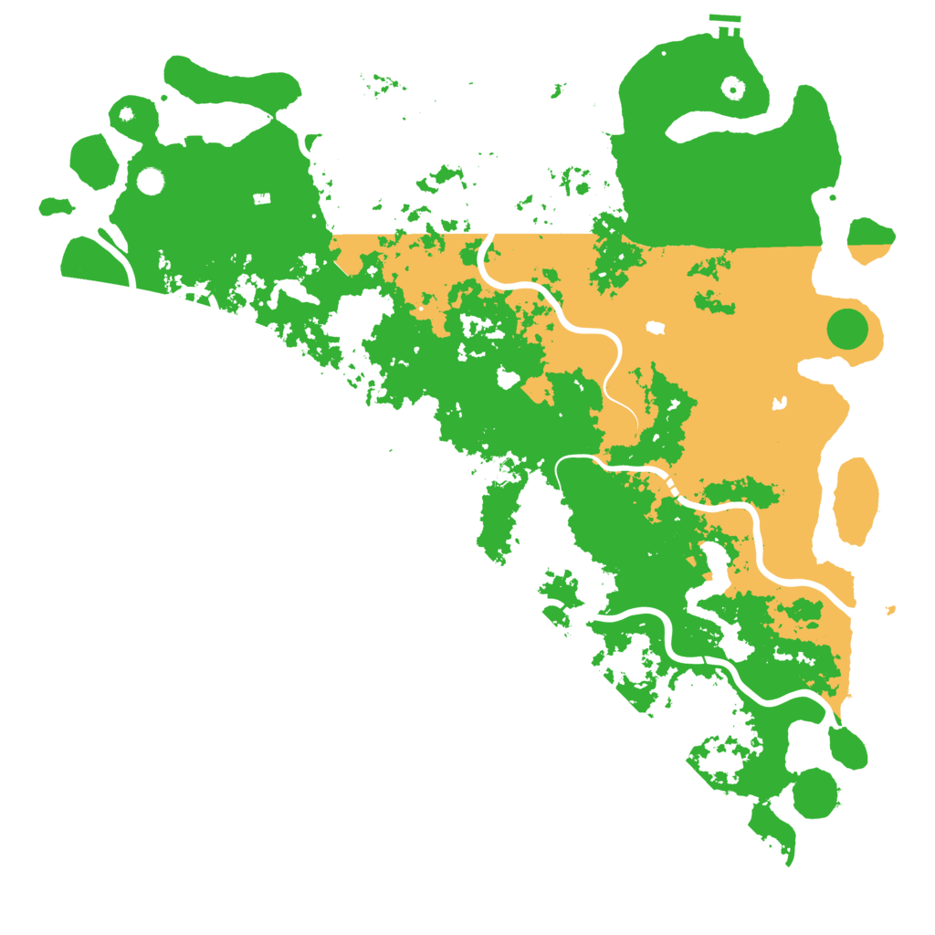 Biome Rust Map: Procedural Map, Size: 6000, Seed: 561349068