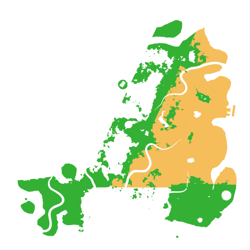 Biome Rust Map: Procedural Map, Size: 4500, Seed: 1718609106