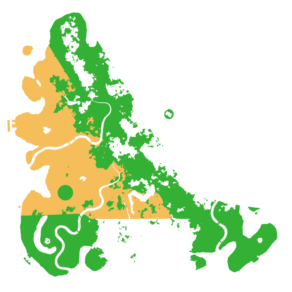 Biome Rust Map: Procedural Map, Size: 5000, Seed: 991291837