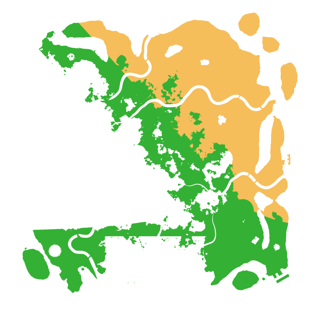 Biome Rust Map: Procedural Map, Size: 4500, Seed: 503392034