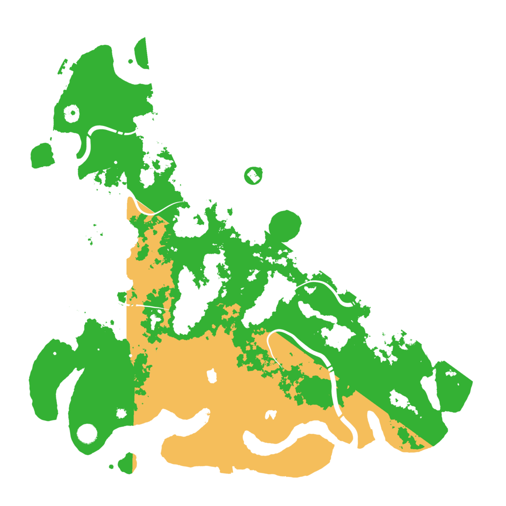 Biome Rust Map: Procedural Map, Size: 4500, Seed: 3518437