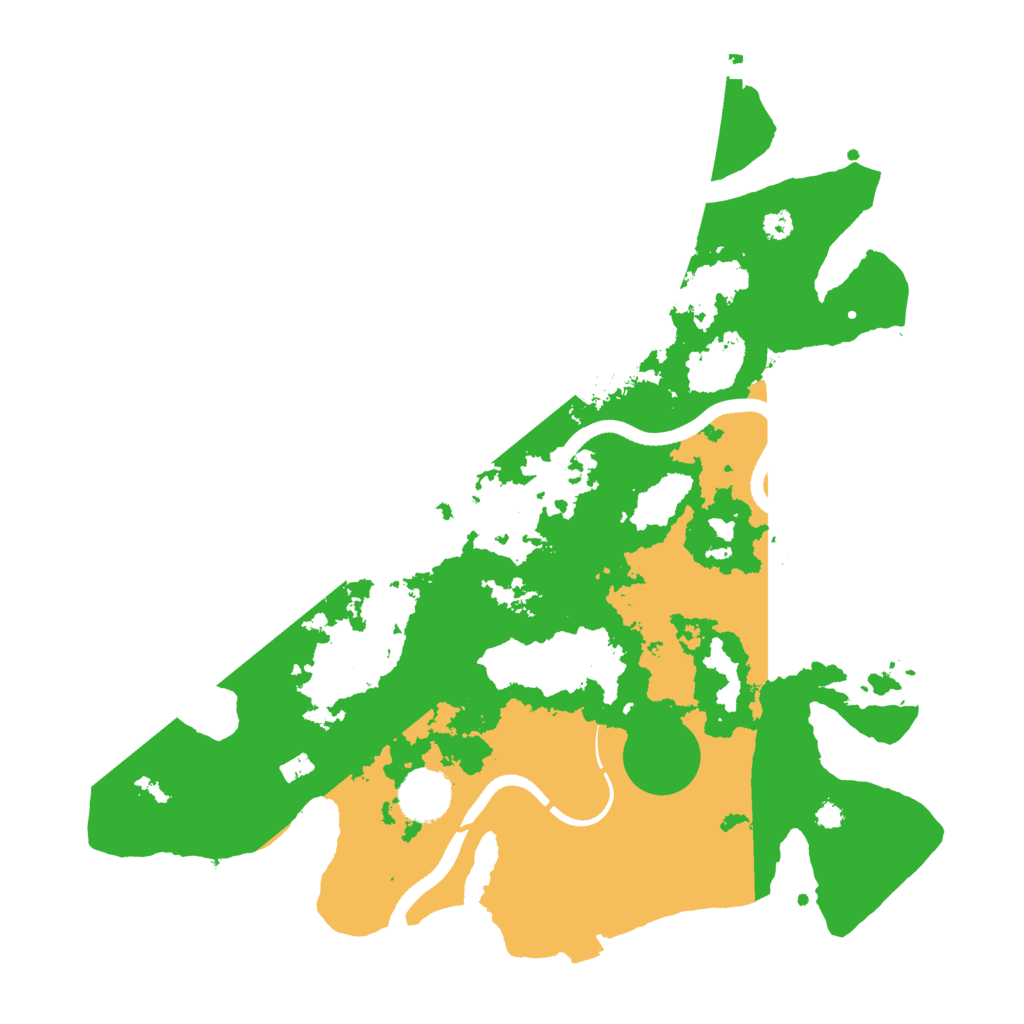Biome Rust Map: Procedural Map, Size: 3500, Seed: 1675964993