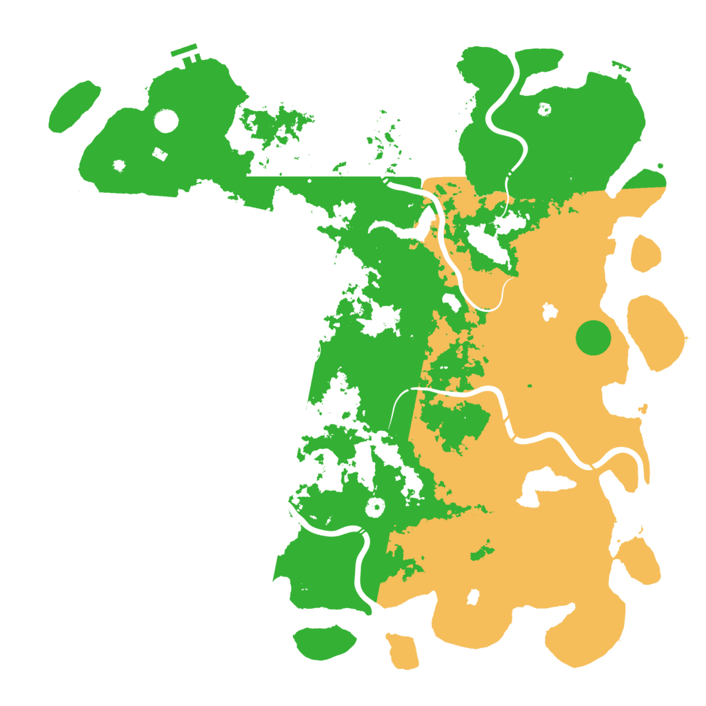 Biome Rust Map: Procedural Map, Size: 5300, Seed: 839972759