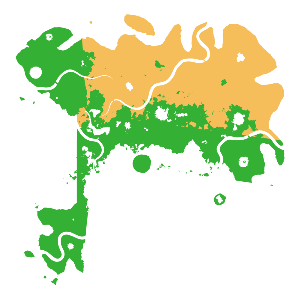 Biome Rust Map: Procedural Map, Size: 4500, Seed: 189570631