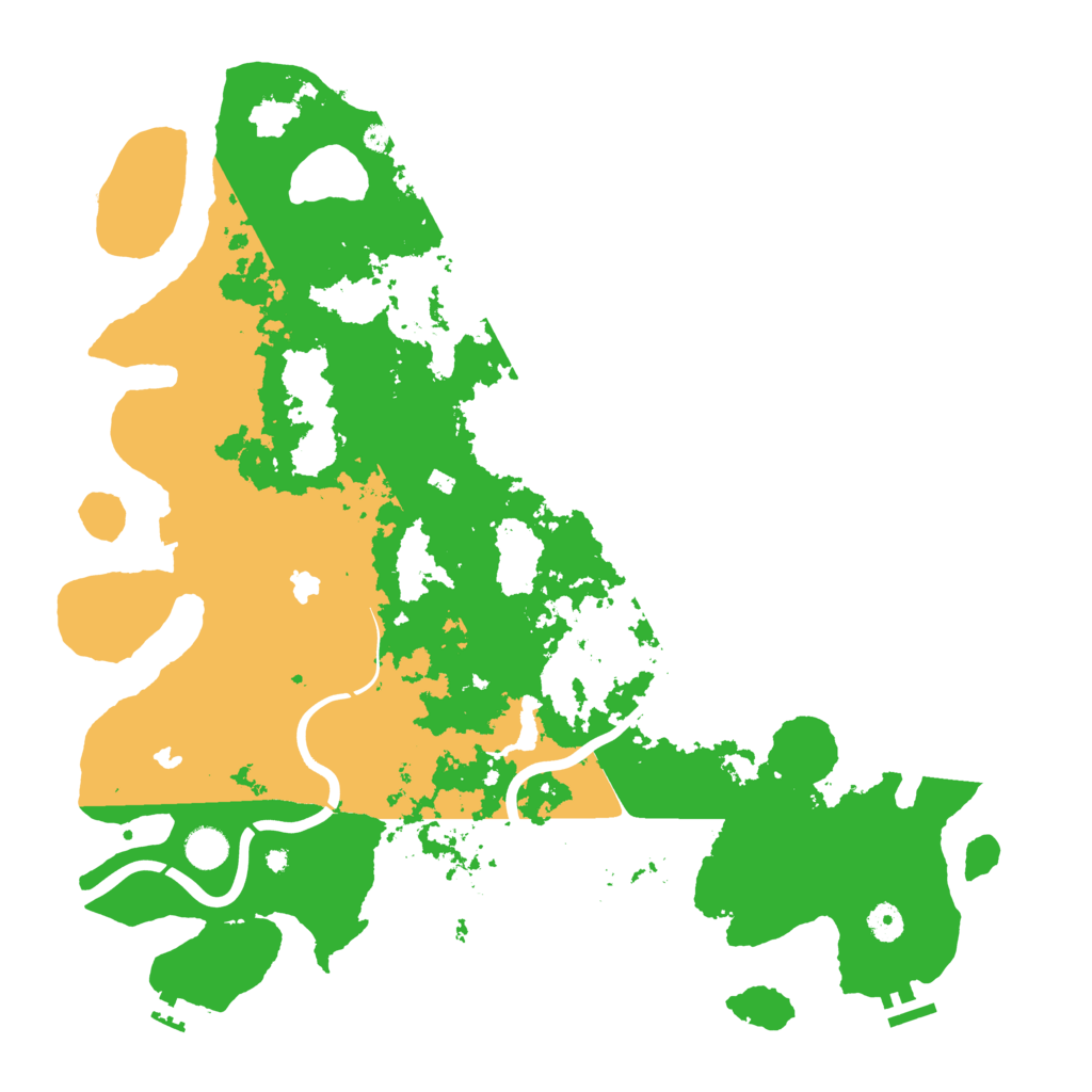 Biome Rust Map: Procedural Map, Size: 4500, Seed: 898495161