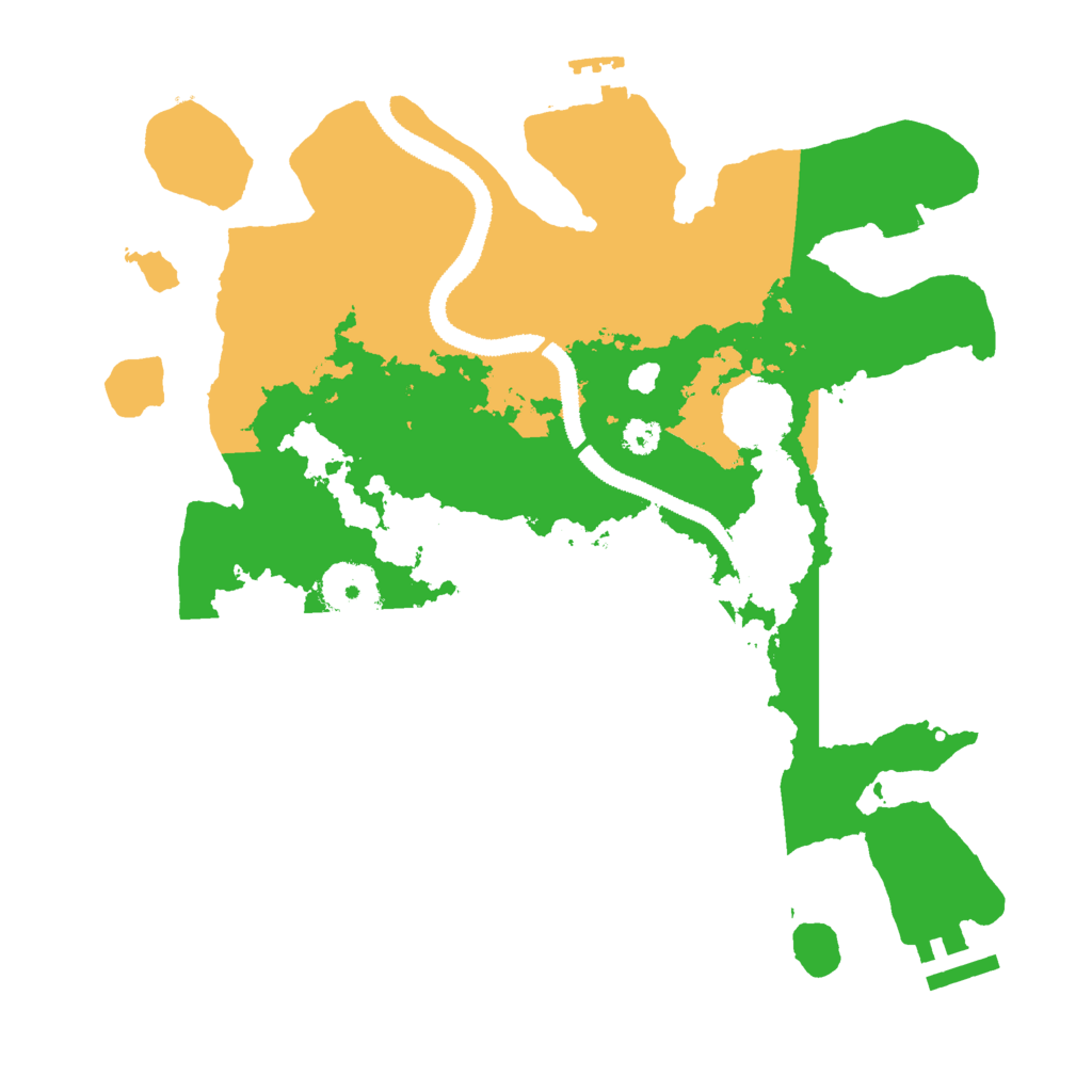 Biome Rust Map: Procedural Map, Size: 3000, Seed: 1578187459