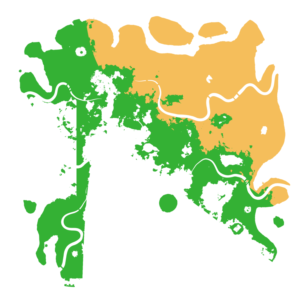 Biome Rust Map: Procedural Map, Size: 4500, Seed: 1975795407