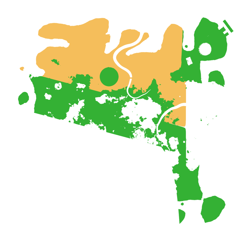 Biome Rust Map: Procedural Map, Size: 3500, Seed: 1459507912