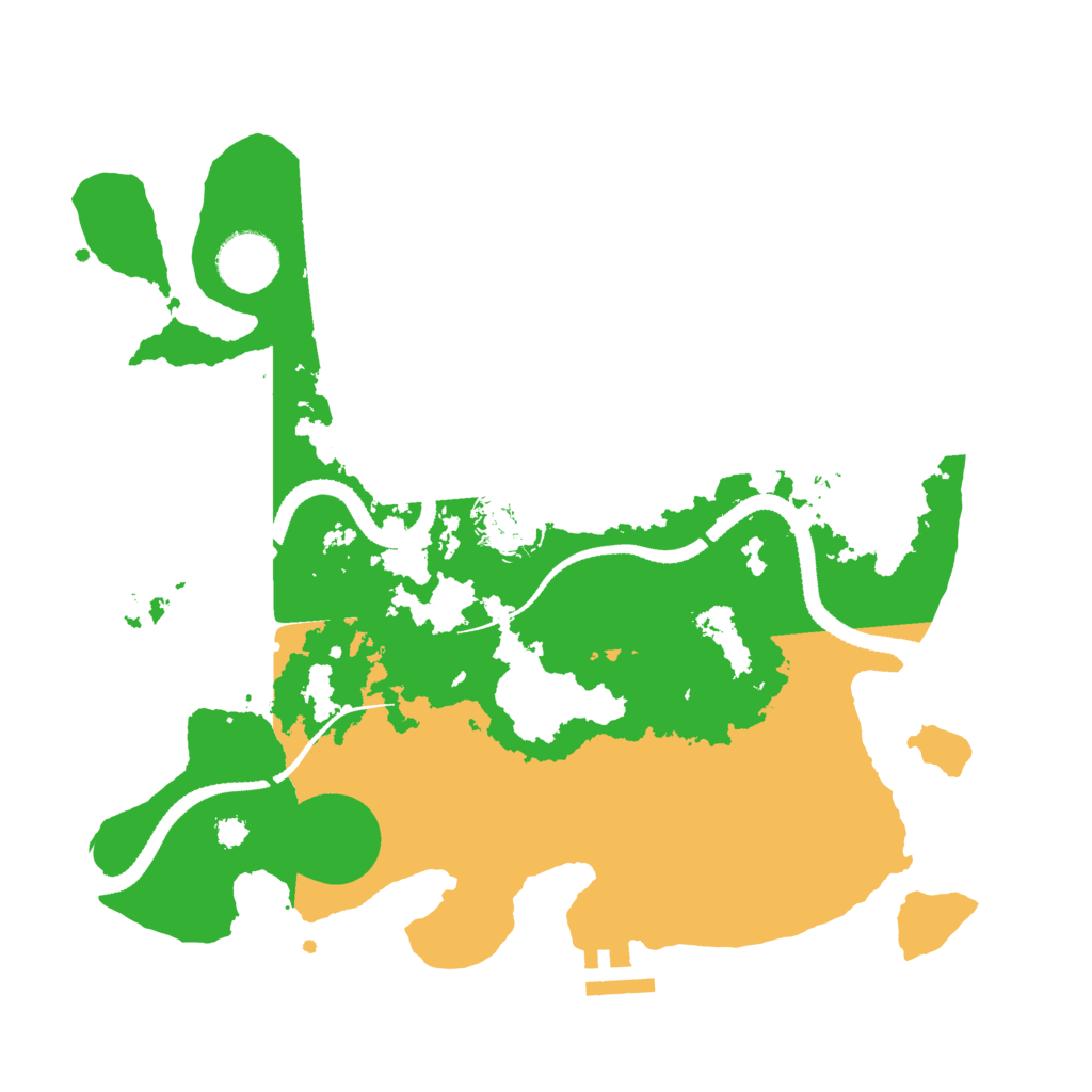 Biome Rust Map: Procedural Map, Size: 3200, Seed: 1874529450