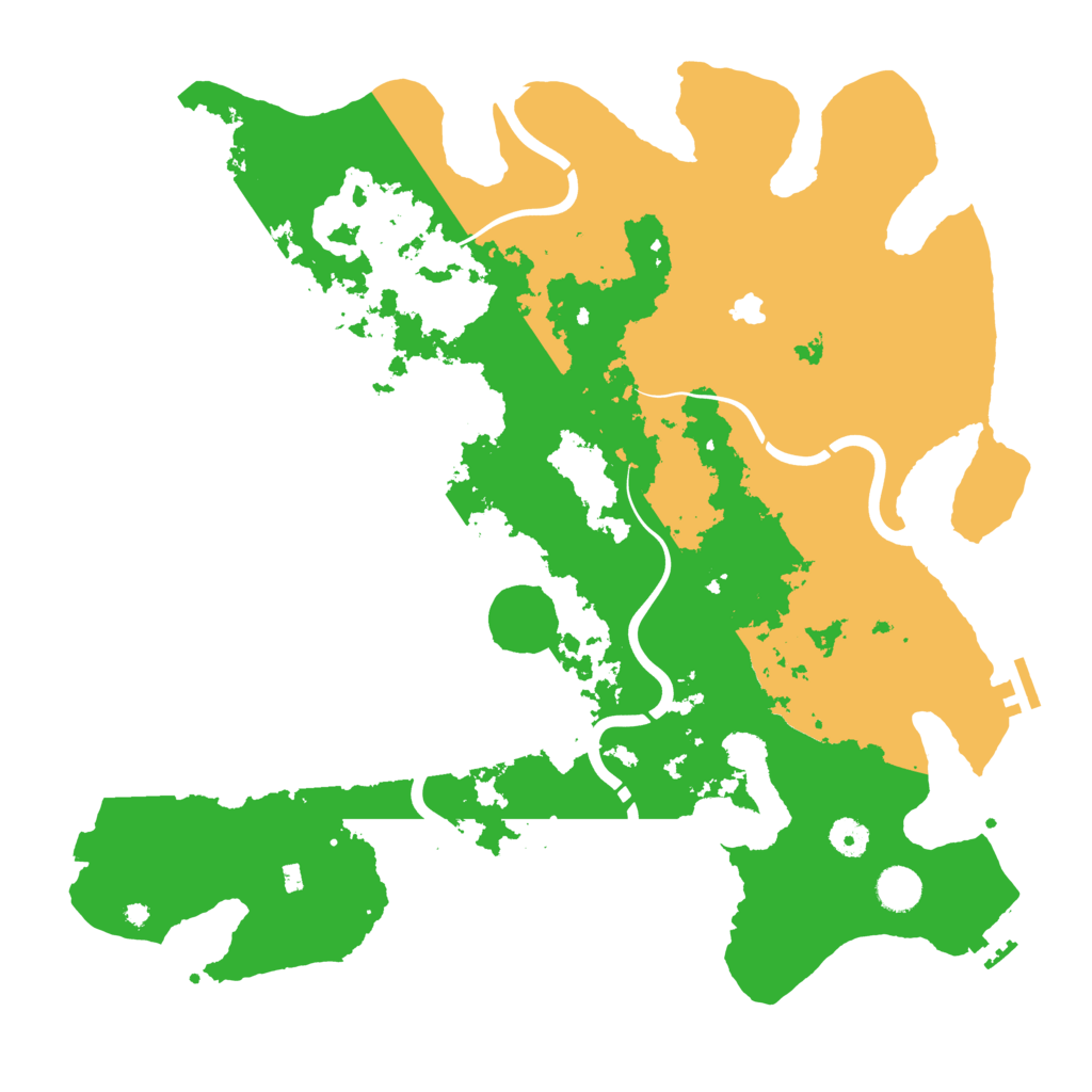 Biome Rust Map: Procedural Map, Size: 4250, Seed: 1334201761
