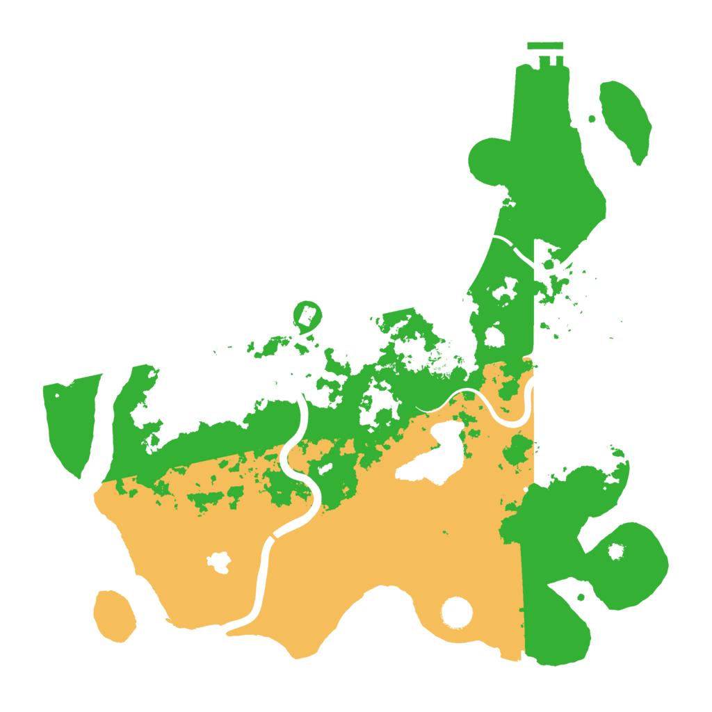 Biome Rust Map: Procedural Map, Size: 4000, Seed: 45325326