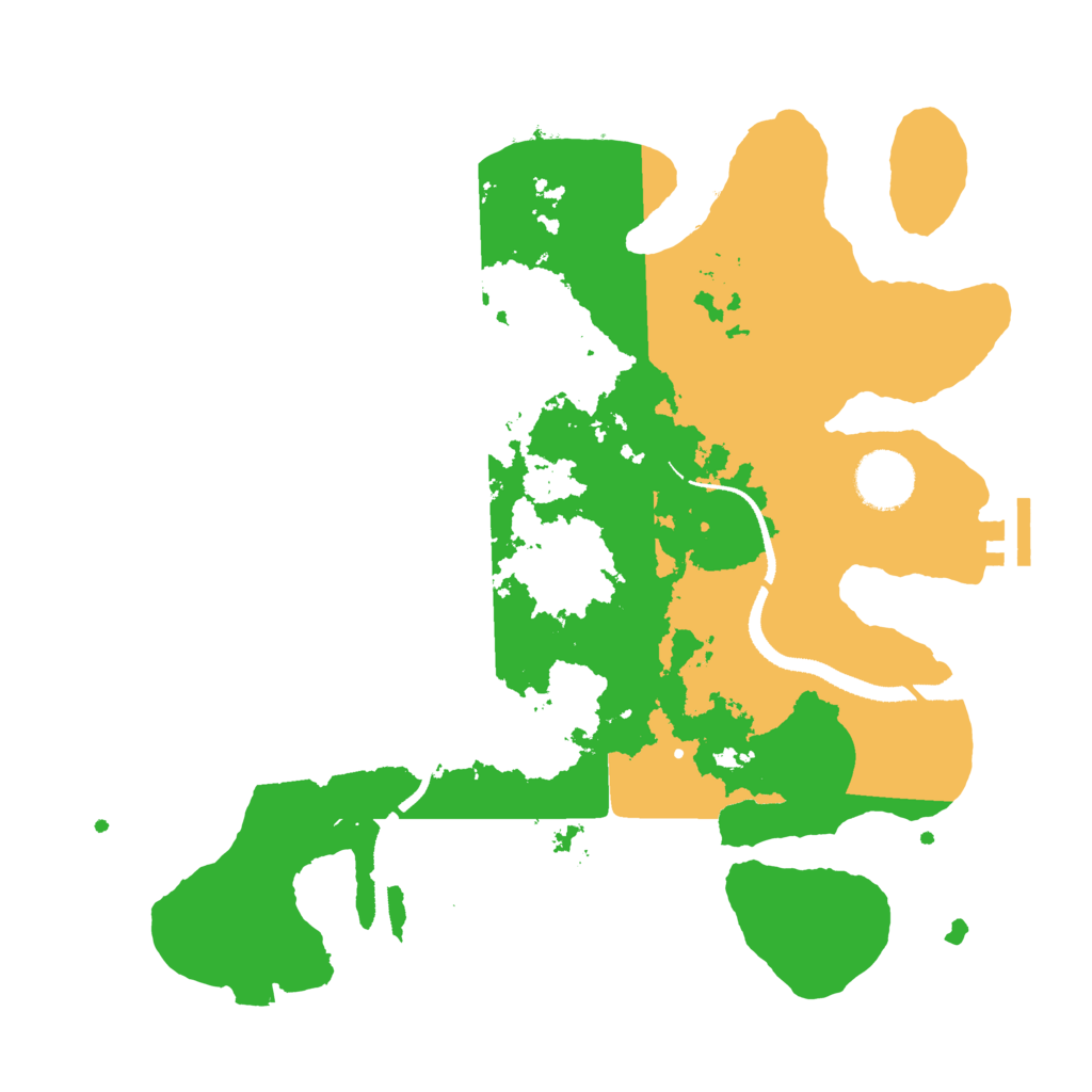 Biome Rust Map: Procedural Map, Size: 3250, Seed: 1160