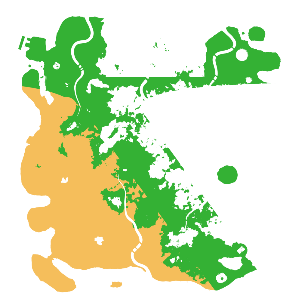 Biome Rust Map: Procedural Map, Size: 4500, Seed: 248985436