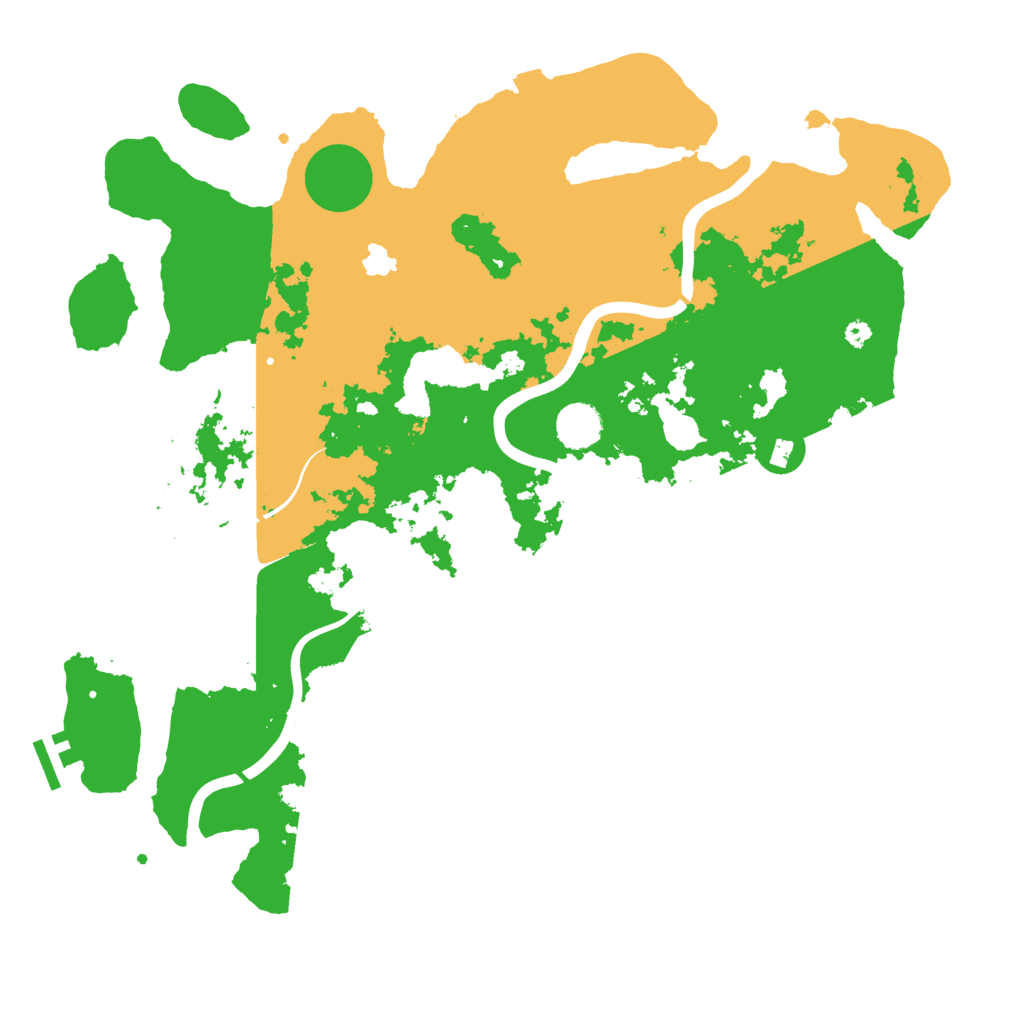Biome Rust Map: Procedural Map, Size: 4000, Seed: 12349876