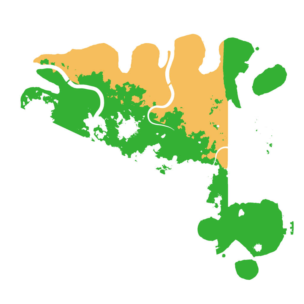 Biome Rust Map: Procedural Map, Size: 3500, Seed: 805861044