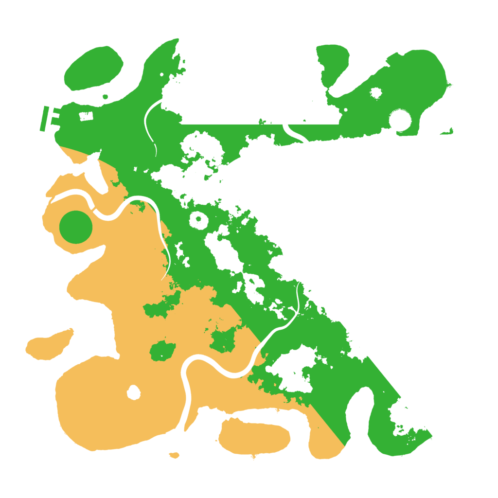 Biome Rust Map: Procedural Map, Size: 3970, Seed: 1337