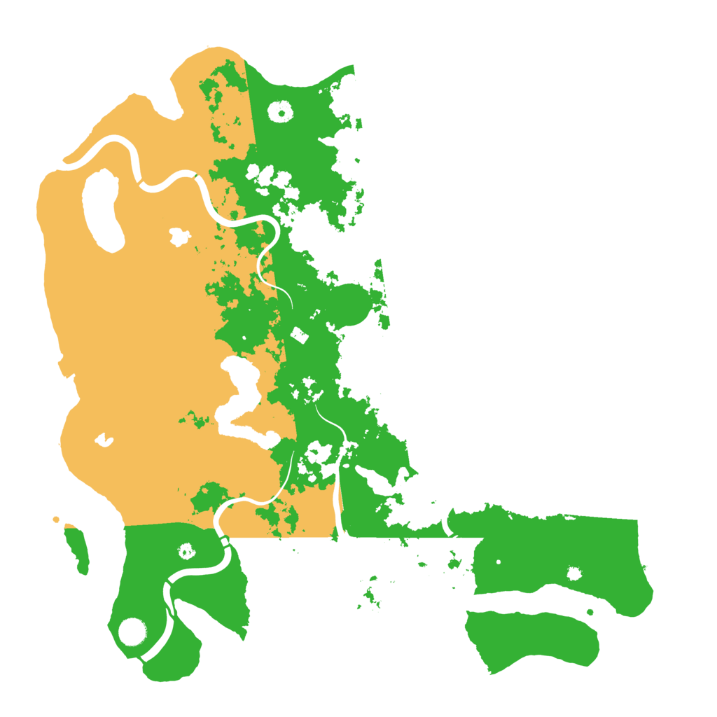 Biome Rust Map: Procedural Map, Size: 4500, Seed: 861749595