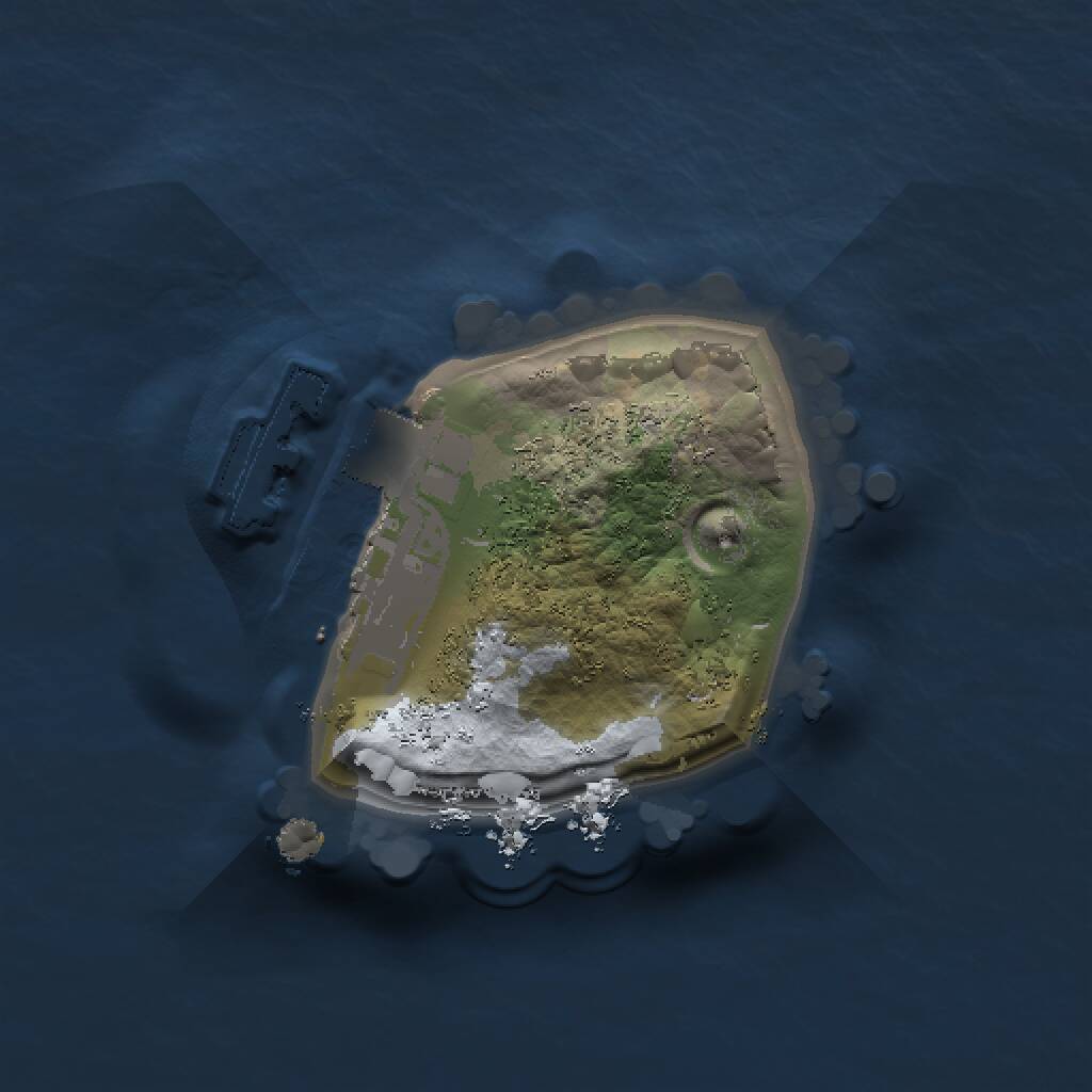 Rust Map: Procedural Map, Size: 1000, Seed: 467216905, 2 Monuments