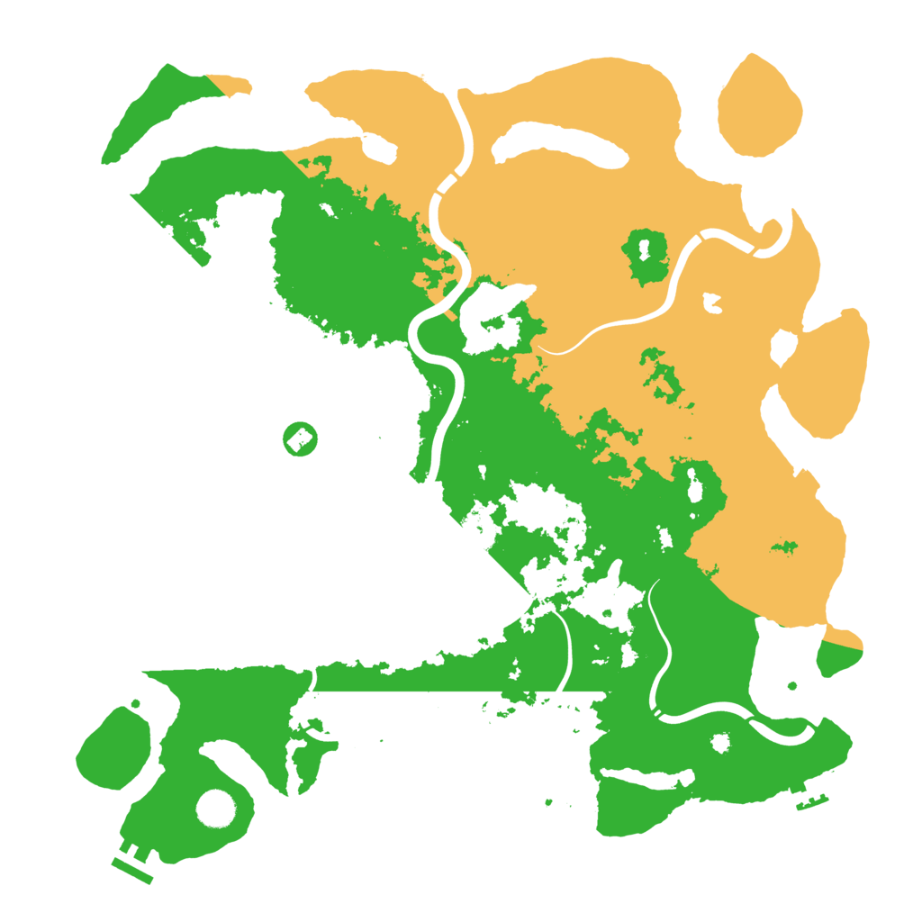Biome Rust Map: Procedural Map, Size: 4250, Seed: 411521720