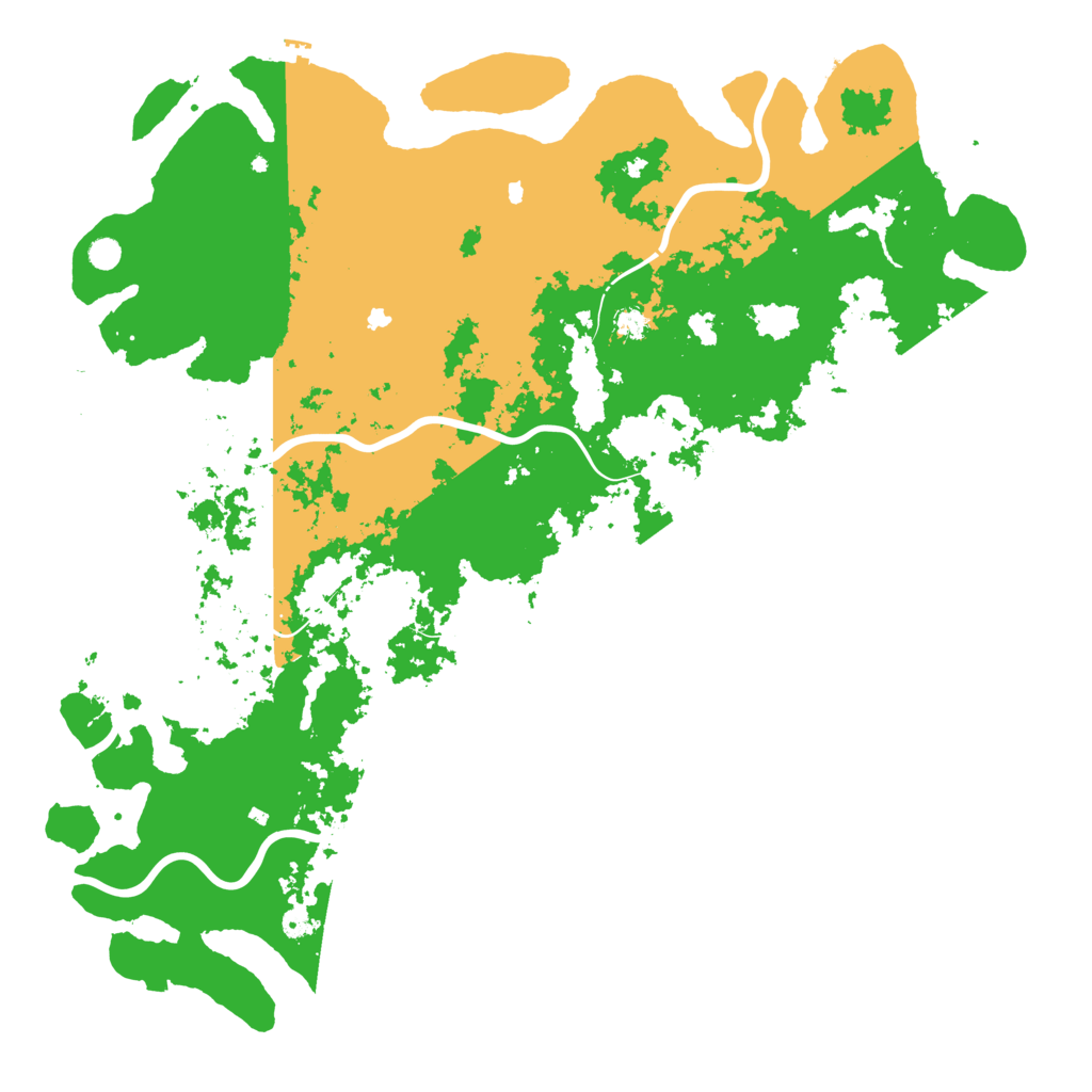 Biome Rust Map: Procedural Map, Size: 6000, Seed: 999087070