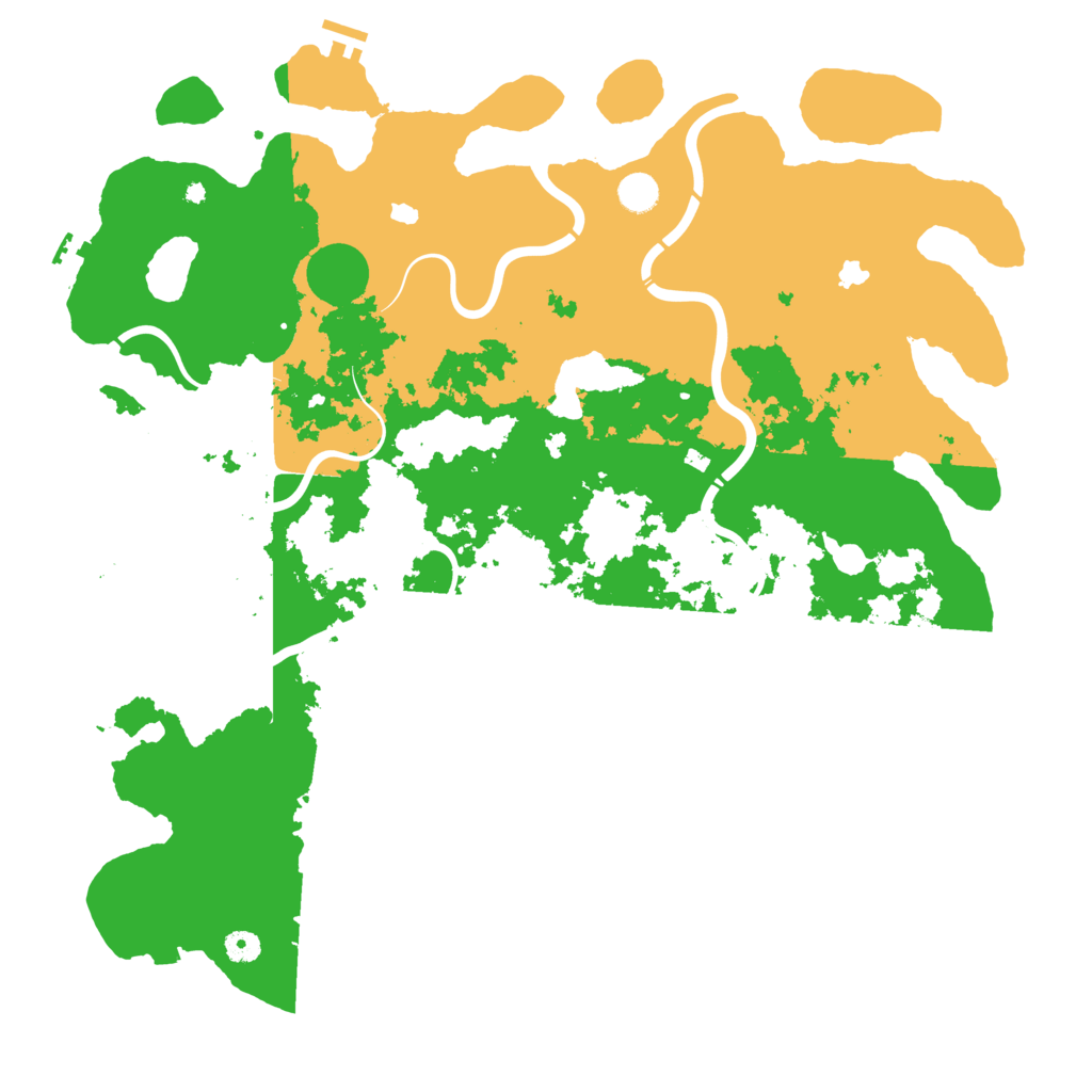 Biome Rust Map: Procedural Map, Size: 4800, Seed: 32958