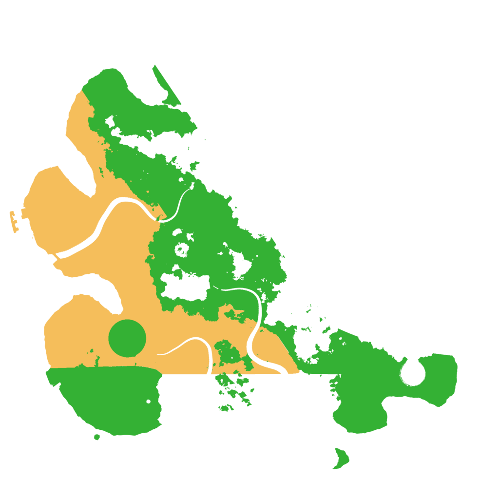 Biome Rust Map: Procedural Map, Size: 3500, Seed: 1576172440