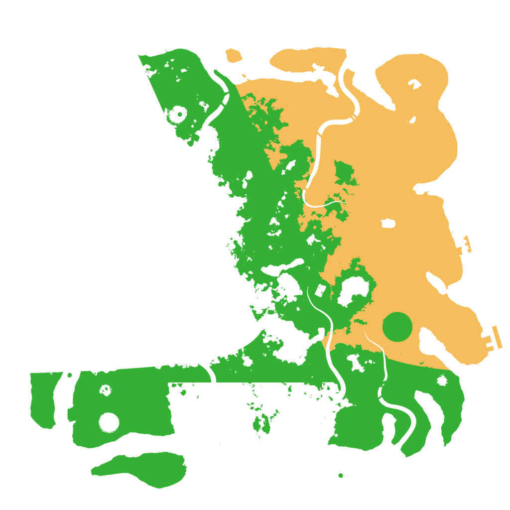 Biome Rust Map: Procedural Map, Size: 4500, Seed: 1619857695