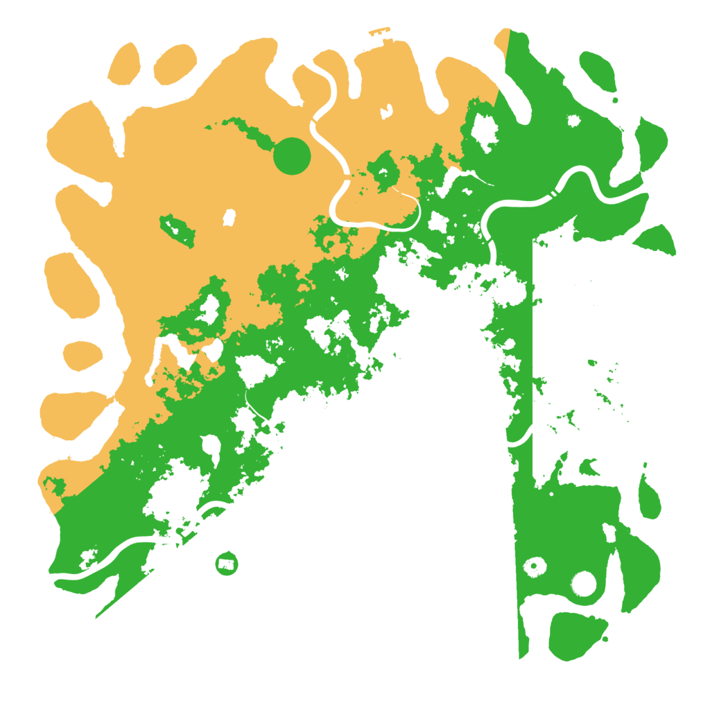 Biome Rust Map: Procedural Map, Size: 5000, Seed: 2133060588