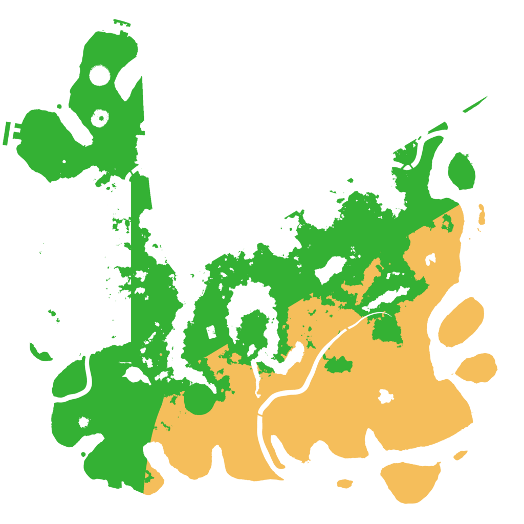 Biome Rust Map: Procedural Map, Size: 4500, Seed: 782798179