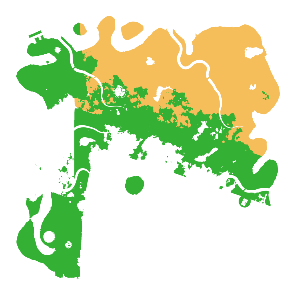 Biome Rust Map: Procedural Map, Size: 4500, Seed: 40714360