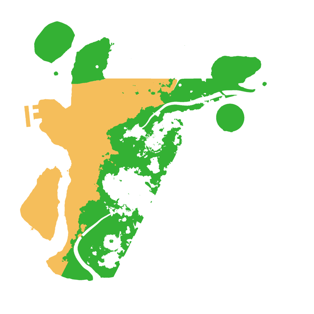 Biome Rust Map: Procedural Map, Size: 3000, Seed: 1997553657