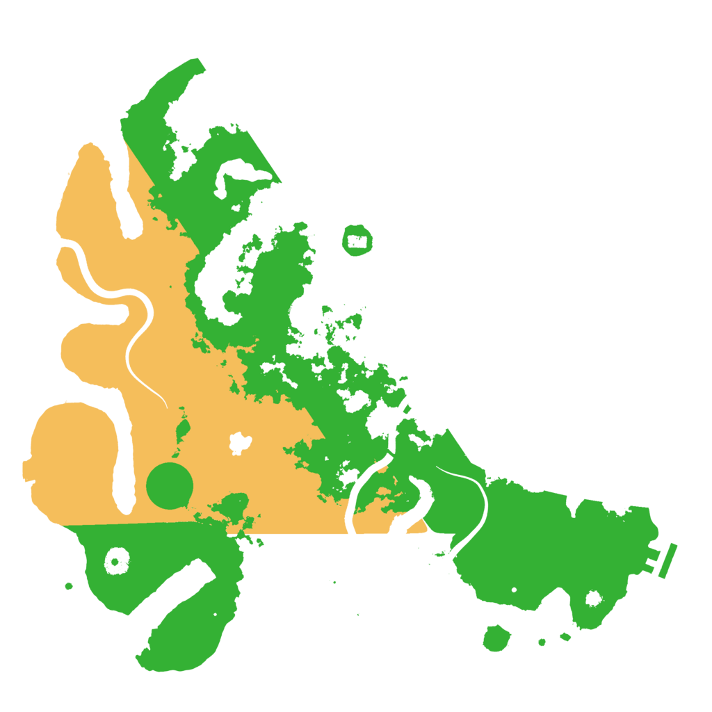 Biome Rust Map: Procedural Map, Size: 4000, Seed: 1204727262