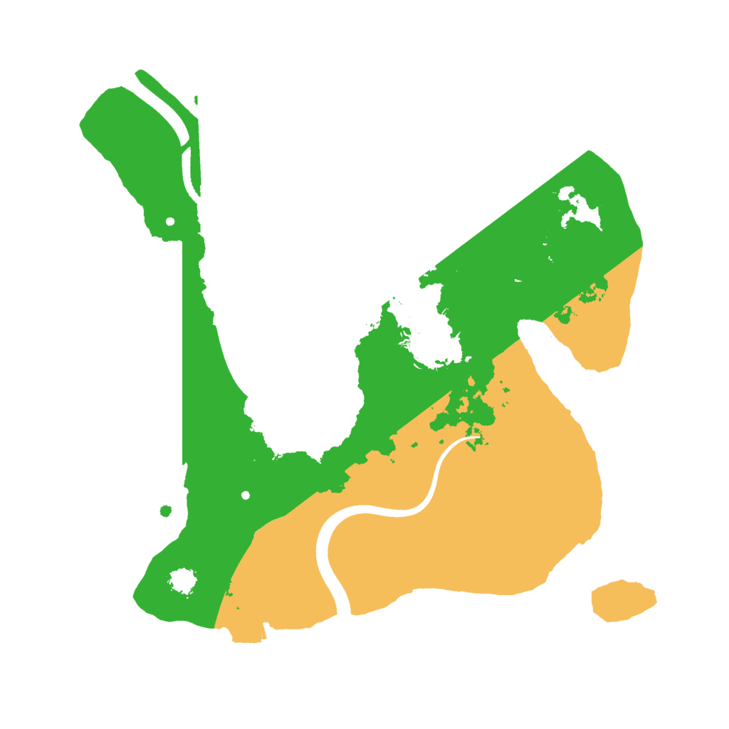 Biome Rust Map: Procedural Map, Size: 2500, Seed: 1295009255
