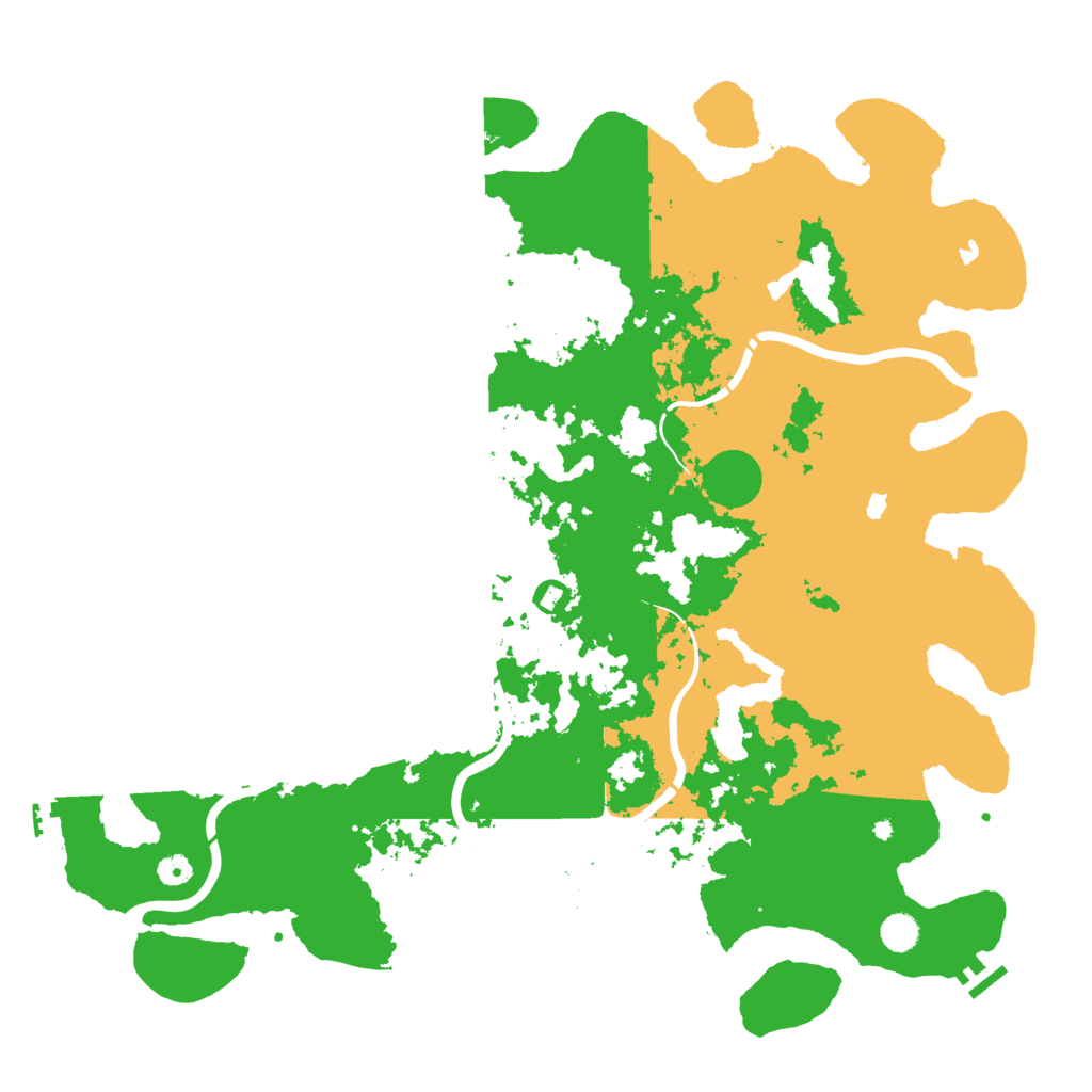 Biome Rust Map: Procedural Map, Size: 5000, Seed: 163651447