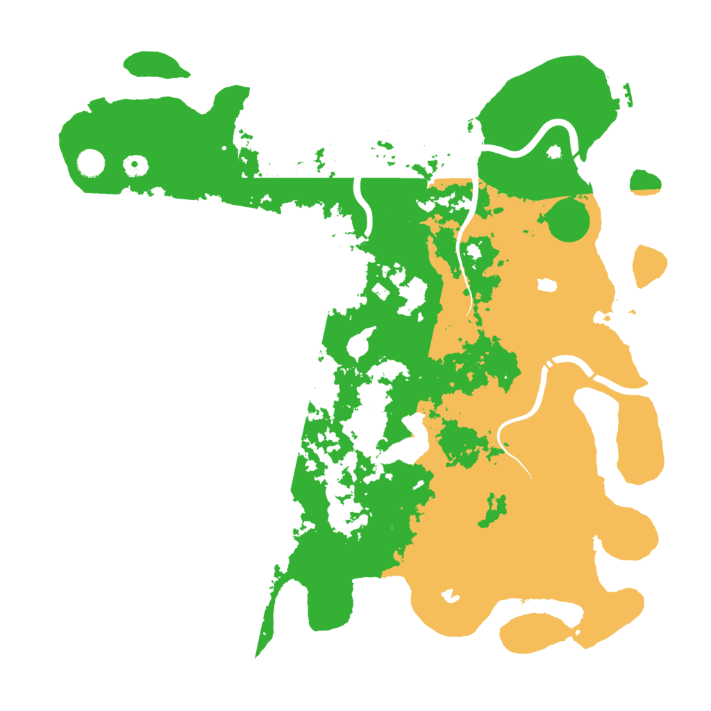 Biome Rust Map: Procedural Map, Size: 4500, Seed: 24450