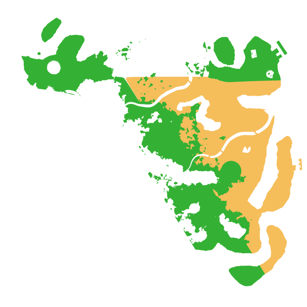 Biome Rust Map: Procedural Map, Size: 4000, Seed: 434832