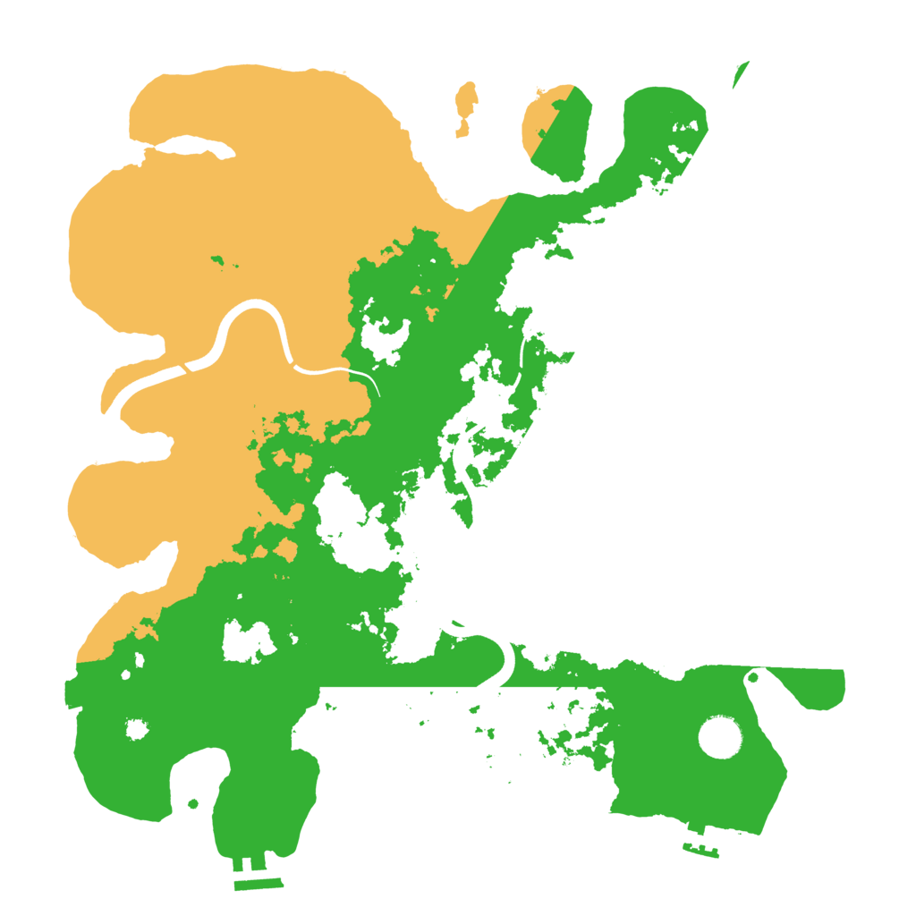 Biome Rust Map: Procedural Map, Size: 3750, Seed: 3520