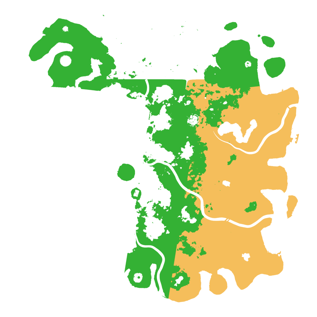 Biome Rust Map: Procedural Map, Size: 5000, Seed: 51175522