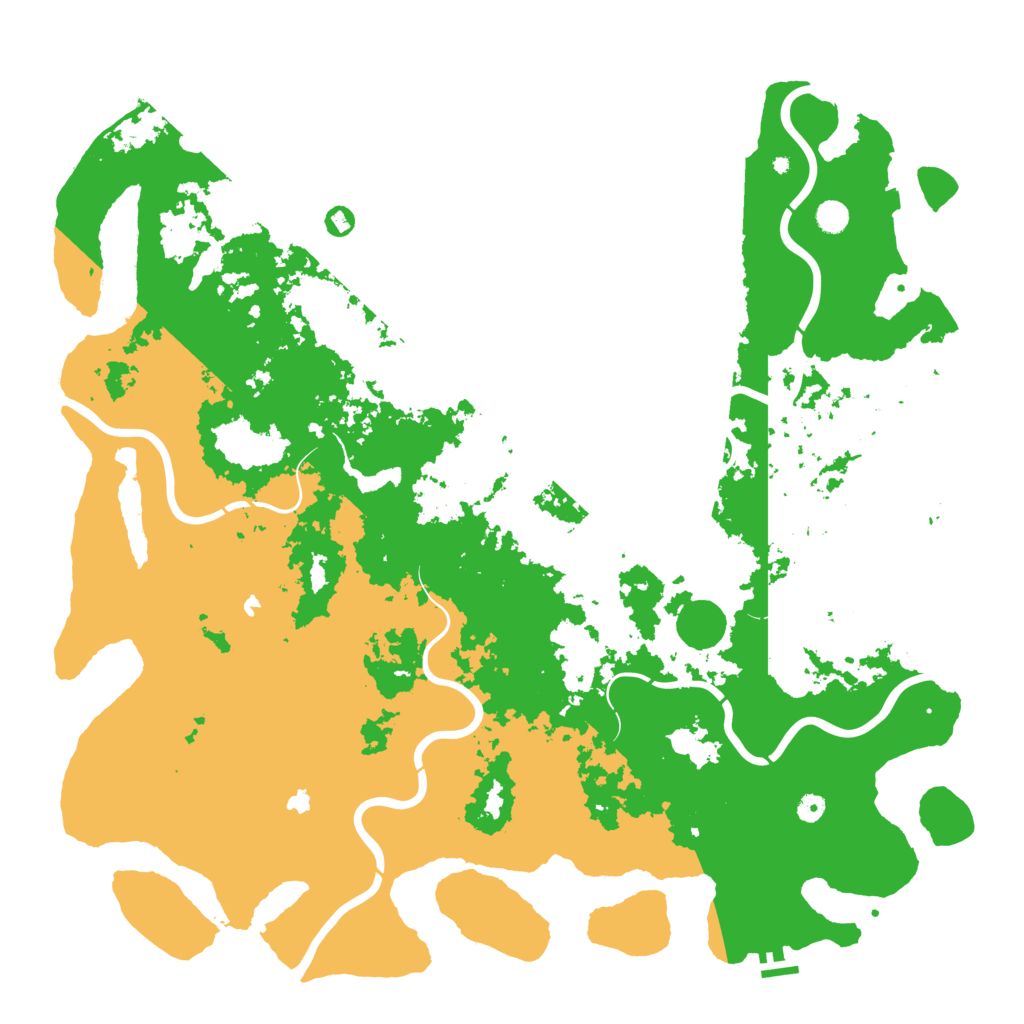 Biome Rust Map: Procedural Map, Size: 5500, Seed: 321572281