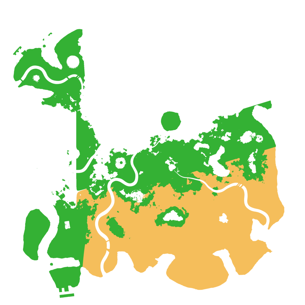 Biome Rust Map: Procedural Map, Size: 4250, Seed: 666666