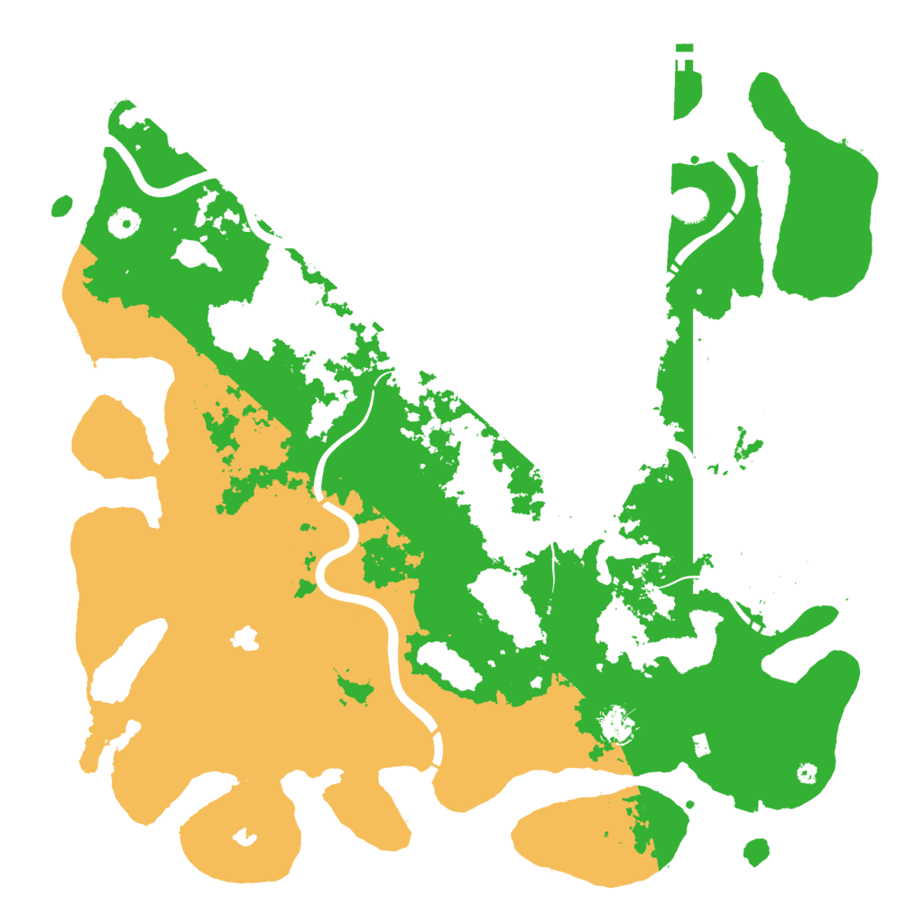Biome Rust Map: Procedural Map, Size: 4500, Seed: 990274705