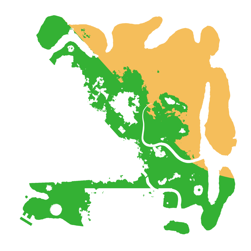 Biome Rust Map: Procedural Map, Size: 3800, Seed: 777546816