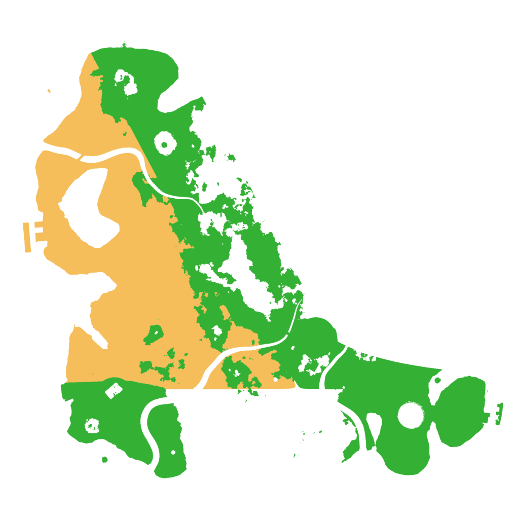 Biome Rust Map: Procedural Map, Size: 3500, Seed: 2115024302