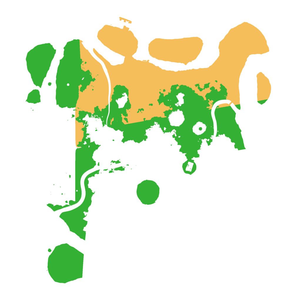 Biome Rust Map: Procedural Map, Size: 3500, Seed: 996112168
